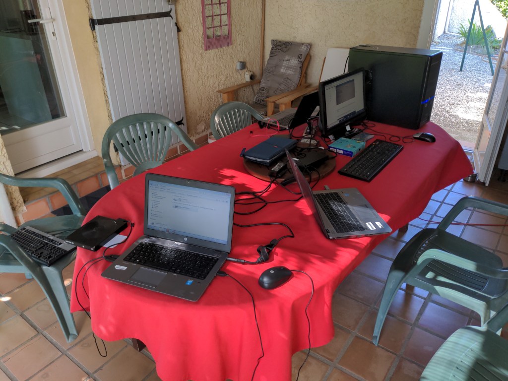 préparation et remise en état...